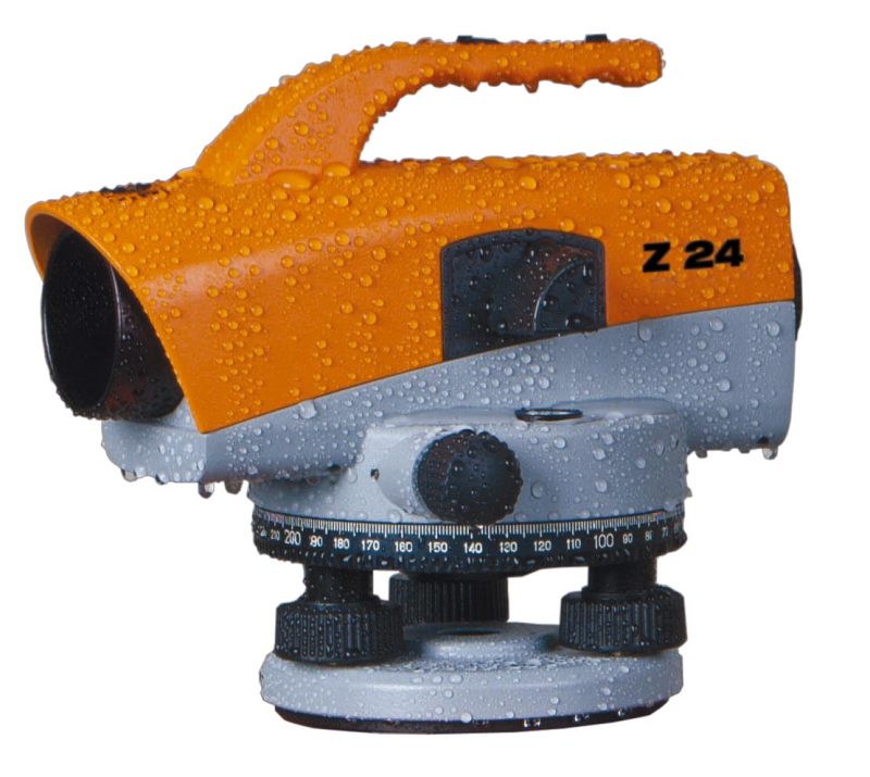 Nedo Engineers’ Levels Z24 has an especially large aperture to provide plenty of light- gathering power, a rugged, air-damped compensator and a jet-water proof metal housing conforming to protection class IP X6.