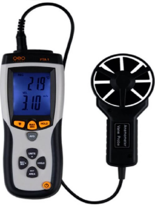 Geo Fennel FTA 1 environmental measurement instrument, for measuring air velocity, air flow and temperature