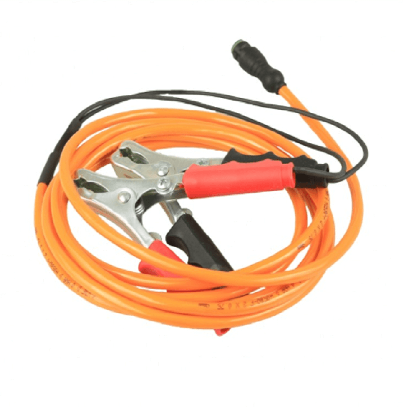 GeoMax Battery cable for connection of the Zeta 125 Series to a 12 V power supply, with battery clamp
