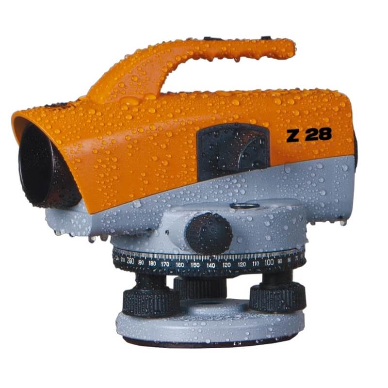 Nedo Engineers’ Levels Z28 has an especially large aperture to provide plenty of light- gathering power, a rugged, air-damped compensator and a jet-water proof metal housing conforming to protection class IP X6
