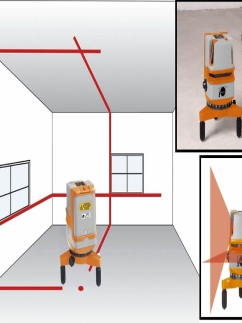 Nedo Multi-Line-Laser X-Liner 3 for levelling, alignment, plumbing and easy squaring jobs