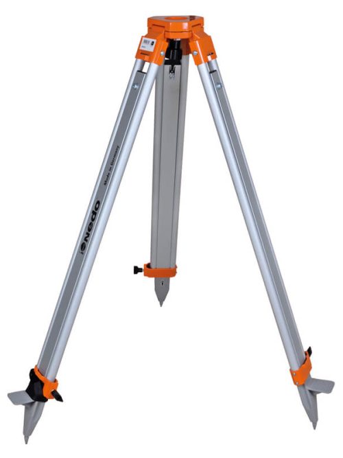 Nedo Heavy-Duty Aluminium Tripod 1.08 m-1.72 m Wing nut clamp is suitable for the every day use with levels, builders' theodolites and rotating lasers.