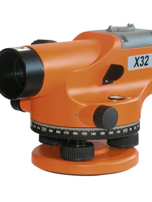 Nedo Builders' Level X 32 feature particularly bright optics, a large objective aperture, a sturdy air- damped compensator and quality workmanship - just right for the use under eXtremely tough conditions